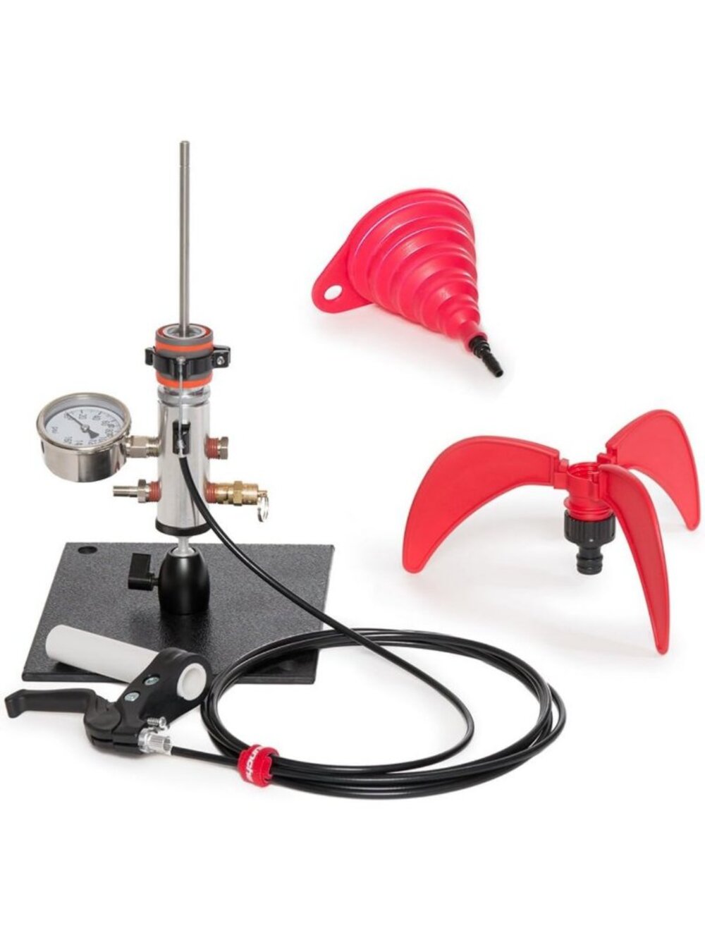 Deluxe Water Rocket Launcher with StratoFins Kit - Fun Outdoor Science Toy